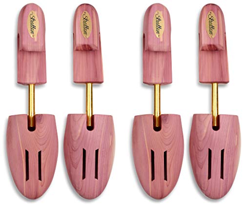 Stratton CEDAR SHOE TREE VALUE-PACK FOR MEN | GROWN IN USA | GREAT GIFT FOR MEN (Large (Fits Shoe Sizes 10.5-11.5), 2 PACK)