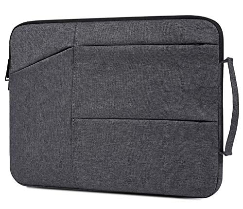 Book Cover 11.6 Inch Waterproof Laptop Briefcase Fit Acer R 11 Chromebook, Samsung Chromebook 3, DELL 11.6 Chromebook, Surface Pro 7/6, DELL HP Lenovo Chromebook 11.6 Protective Notebook Bag, Space Grey