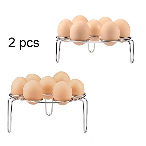 Lakatay 2-Pack Egg Steamer Rack Trivet for Instant Pot Pressure Cooker Accessories