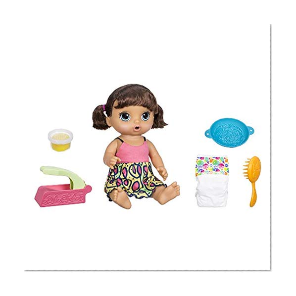 Baby Alive - Miam Miam Les Bonnes Pates - Poupee Cheveux Bruns - C0964