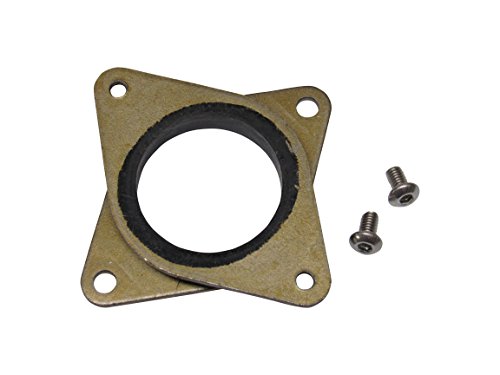 (3 pack) NEMA 17 Steel & Rubber Stepper Motor Vibration Damper + M3 Screws - CNC, 3D Printer