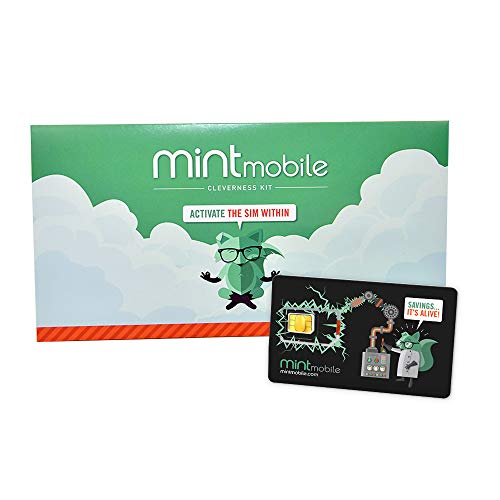 $20/Month Mint Mobile Wireless Plan | 8GB of 4G LTE Data + Unlimited Talk & Text for 3 Months (3-in-1 GSM SIM Card)
