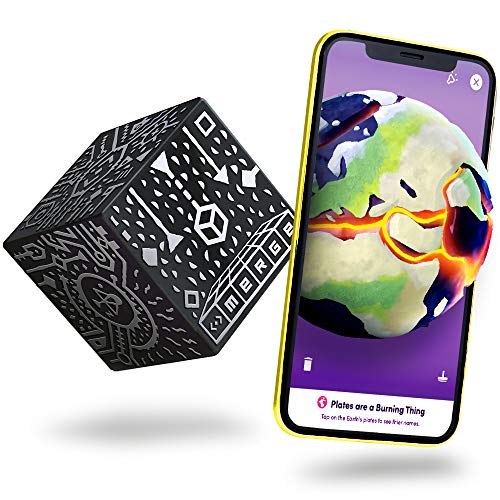MERGE Cube Augmented Reality STEM Tool - Educational Games for Learning Science, Math, Art and More in The Classroom and Home (1 Pack)