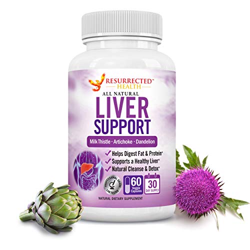 Book Cover Liver Cleanse Detox Liver Repair Formula with Milk Thistle - Plant Based Liver Support Supplement