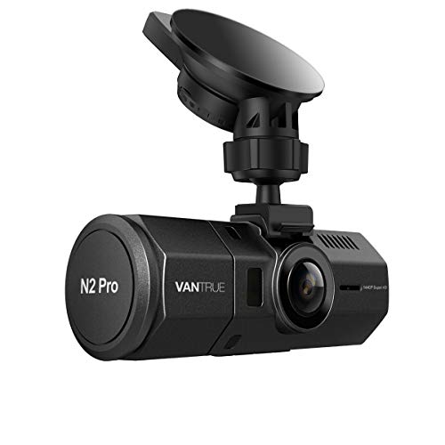 Book Cover Vantrue N2 Pro Uber Dual Dash Cam Infrared Night Vision Dual 1920x1080P Front and Inside Dash Camera, 2.5K 2560x1440P Single Front, 310 Degree Car Camera, Parking Mode, Support 256GB max, Sony Sensor