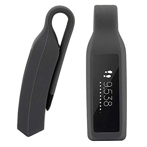 TOMALL Clip Holder for Fitbit Alta/Fitbit Alta HR Replacement Silicon Band Gray