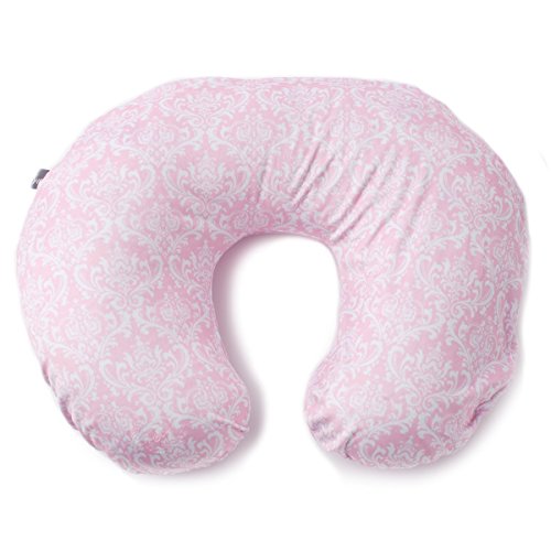 Kids N' Such Minky Nursing Pillow Cover for Breastfeeding Pillows, Damask