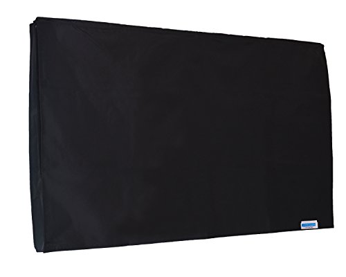 Comp Bind Technology Black TV COVER for Sunbrite SB-4374UHD 43'' HDTV. Waterproof and Heavy Duty Material Cover, FITS TV WITH WALL MOUNT Maximize TV Life By Comp Bind Technology 39''W x 4''D x 23.5''H