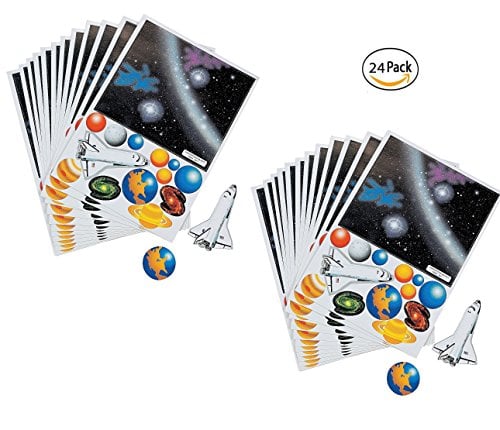 Book Cover Fun Express Make Your Own Solar System Sticker (2 Dozen) (2)