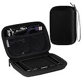 MoKo 5-Inch GPS Carrying Case, Portable Hard Shell Protective Pouch Storage Bag for Car GPS Navigator Garmin/Tomtom/Magellan with 5" Display - Black