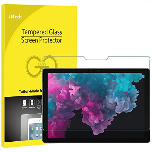 Book Cover JETech Screen Protector for Microsoft Surface Pro 6 / Surface Pro (5th Gen) / Surface Pro 4, Tempered Glass Film