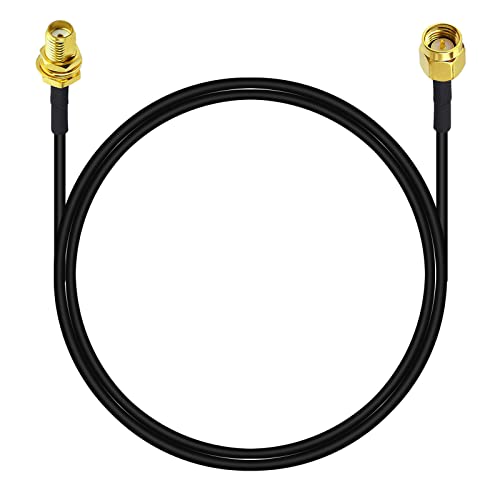 YOTENKO WIFI Antenna Extension Cable SMA Male to SMA Female RF Connector Adapter RG174 2M