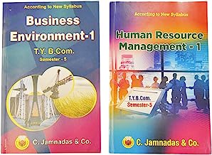 S. U.BBA Sem 5 Human Resource Management + Business Environment Part-1 (English) (Pack of 2)