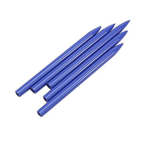 PSKOOK 550 Paracord Needles Stainless Steel FID for Leather Lacing Weaving Stiching Outdoor Smoothing Tool 3 in(Blue,5Pcs)