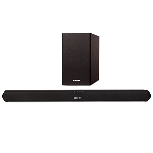 Book Cover Toshiba TY-WSB600 2.1 Channel Bluetooth Soundbar TV Speaker: Sound Bar with Wireless Subwoofer, HDMI Arc with CEC, Optical, Coaxial, Aux and USB Inputs & Remote Control