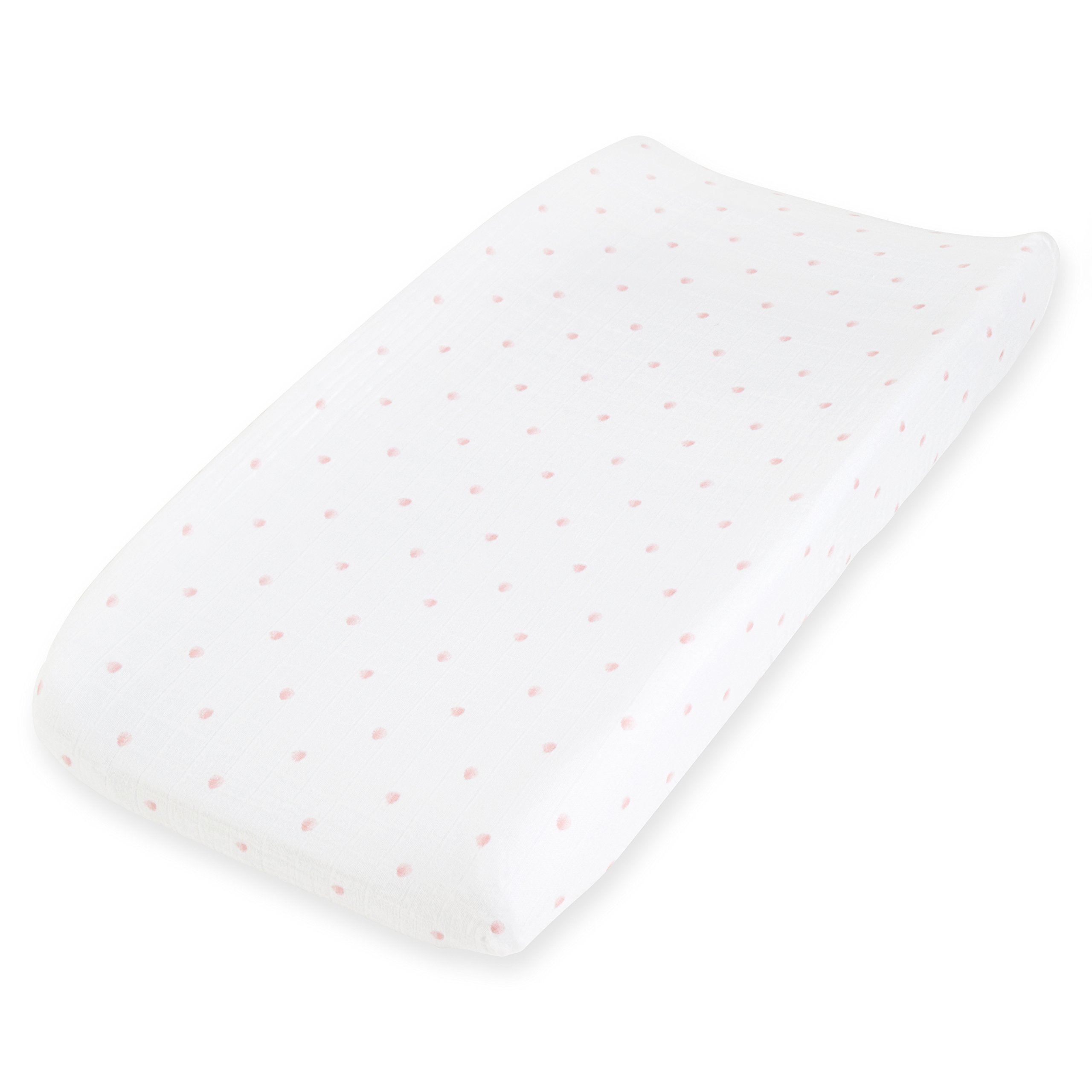 aden + anais Classic Changing Pad Cover, Lovebird Rose Water Dot