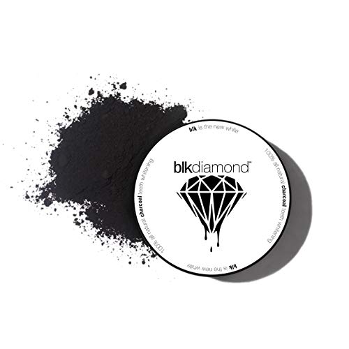 Blkdiamond - Premium Activated Charcoal Teeth Whitening Powder - Natural Coconut Charcoal - Proven Safe for Enamel to get a Whiter and Brighter Smile - Premium Organic Carbon Toothpaste Detoxifier