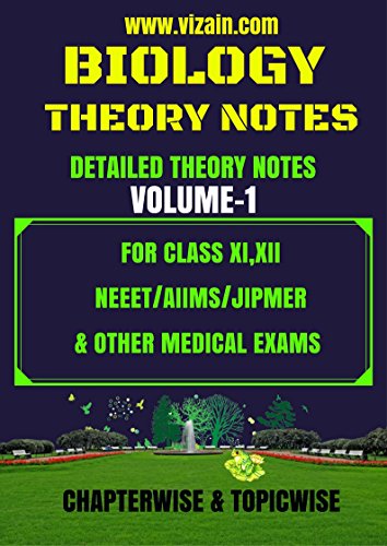 BIOLOGY THEORY NOTES-VOLUME-1- FOR CLASS XI, XII , NEET, AIIMS, JIPMER