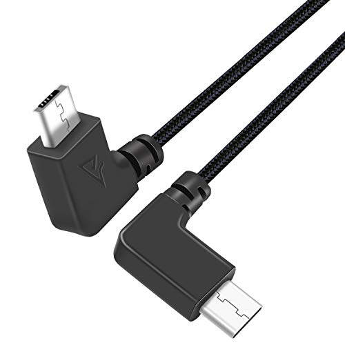 RCGEEK DJI Spark Type C Cable Right Angle for DJI Mavic Pro, Black