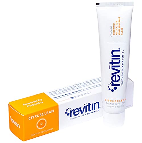 Book Cover Revitin Natural Prebiotic Oral Care Toothpaste - 3.4oz - 1 tube 1 pack