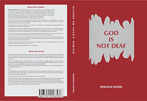 Book Cover God Is Not Deaf
