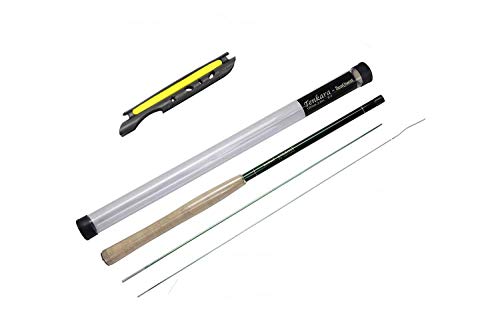 Book Cover Seaquest Tenkara Rod 12ft Portable Carbon Fiber Fly Fishing Rod with Storage Tube