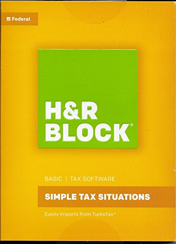Book Cover H&R Block 2016 Basic Tax Software Federal (Windows and Mac)