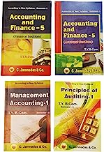 Accounting and Finance (Finance Section) + Accounting and Finance(Account Section) + Principles of Auditing-1 + Management Accounting-1 (English) (Pack of 4)