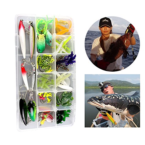 Daokeliu Fishing Floats Kit - 3 Pcs Long Vertical Buoy Floats Bobber Tackle Tool Accessories, Wood Fish Floats Angling Equipment …