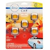 Febreze Car Air Freshener, Set of 5 Clips, Hawaiian Aloha - up to 150 Days