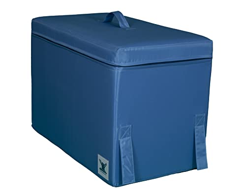 Pain Free At Sea Large Foam Block - Posture Therapy Equipment with Practical Straps & Water-Resistant Cover, Extra Strong Density, Alternative Chair, for Neck, Back, Hip, Knee & Ankle Pain, 18 Inches