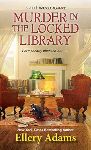 Book Cover Murder in the Locked Library (A Book Retreat Mystery 4)