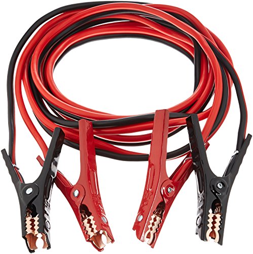 Amazon Basics Jumper Cable for Car Battery, 4 Gauge, 20 Foot