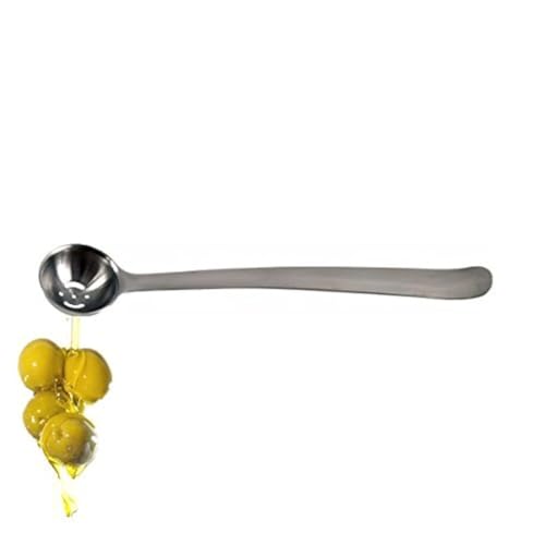 Stainless Steel Olive Spoon,Cherry Spoon With Drain Hole Jar Serving Tools