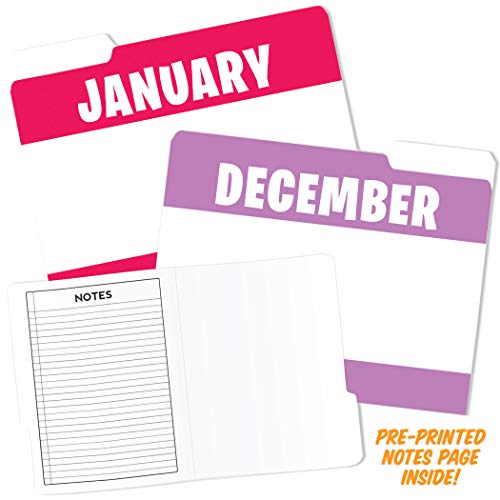 Top Notch Teacher Products - Month of Year Design File Folders