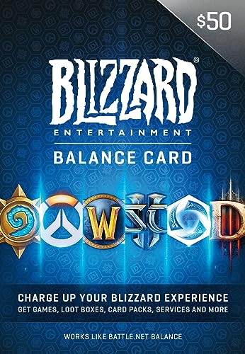 Book Cover $50 Battle.net Store Gift Card Balance [Online Game Code]