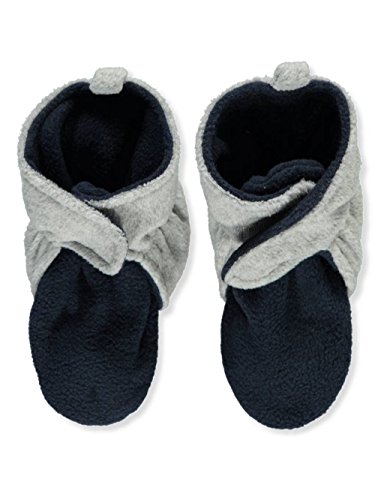 Hudson Baby Baby Cozy Fleece Booties with Non Skid Bottom