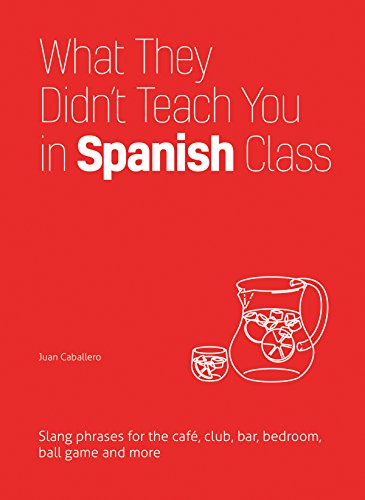 Book Cover What They Didn't Teach You in Spanish Class: Slang Phrases for the Cafe, Club, Bar, Bedroom, Ball Game and More