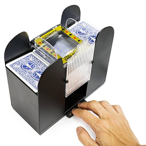 WYZworks Casino 6 Deck Automatic Playing Card Shuffler (Cards not Included)