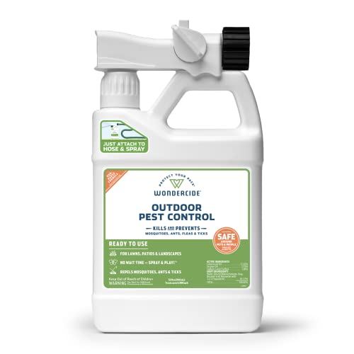 Wondercide Ready-to-Use Natural Outdoor Pest Control Spray - 32oz | Kills and Repels 100s of Insects