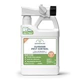 Wondercide - Outdoor Pest Control Spray with Natural Essential Oils - Mosquito, Ant, Insect Repellent, Treatment, Killer - Safe Around Pets Kids 32 oz