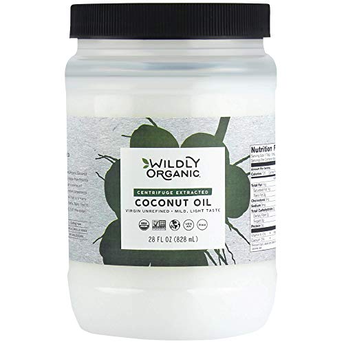 Wildly Organic Centrifuge Extracted Organic Coconut Oil - Organic Virgin Coconut Oil Centrifuge - Coconut Oil For Cooking - Coconut Oil Organic - Refined Coconut Oil - Pure Coconut Oil - 28 FL OZ