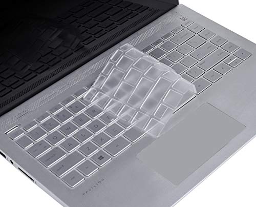CaseBuy Keyboard Cover for HP Pavilion x360 14 inch / HP Pavilion X360 14M-BA 14M-CD 14-BF 14-cm 14-CF 14-DW Series, Ultra Thin TPU Keyboard Protector Skin
