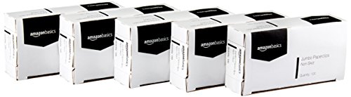 Book Cover Amazon Basics Jumbo Size Office Paper Clips, Non skid, 100 per Box, 10-Pack