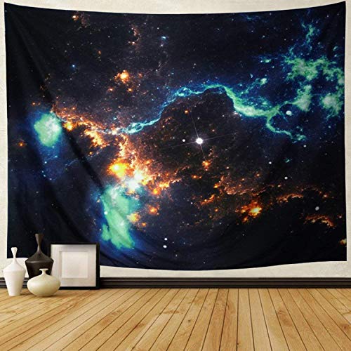 Book Cover Galaxy Tapestry Wall Hanging Landscape Planet Tapestry, Moon Tapestry Milky Way Tapestry Starry Sky Tapestry Universe Tapestry, Sunset Wall tapestry Psychedelic Wall Art