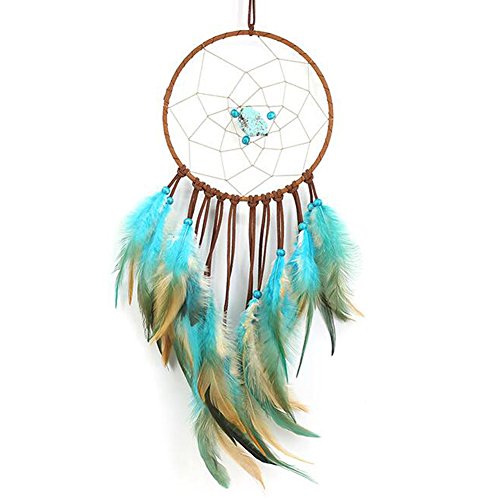 Book Cover Malicosmile Dream Catcher for Bedroom, Feather Decor Dream Catchers with Turquoise for Girls Room Wall Hanging Decorations