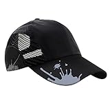ATOFUL Baseball Hats Summer Hats for Men/Women, Adjustable Outdoor Sport Hats Cap(Black)