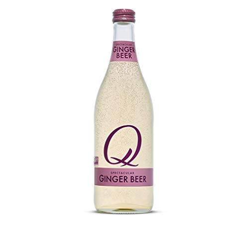 Q Mixers, Q Ginger Spectacular Ginger Beer, Premium Mixer, 500 ml (6 Glass Bottles)