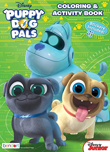 Bendon 42318 Puppy Dog Pals 32-Page Activity Book with Stickers