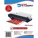 975 Supply 5 Mil Clear Letter Size Thermal Laminating Pouches, 9 X 11.5 inches, 200 Pouches
